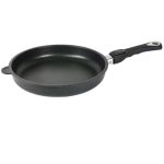 AMT Gastroguss Bratpfanne 28 cm Ø, 5 cm hoch, abnehmbarer Stiel, nicht induktionsgeeignet, Lotan® Antihaft-Veredelung, Gusspfanne (Aluguss), AMZN-528-Z20B